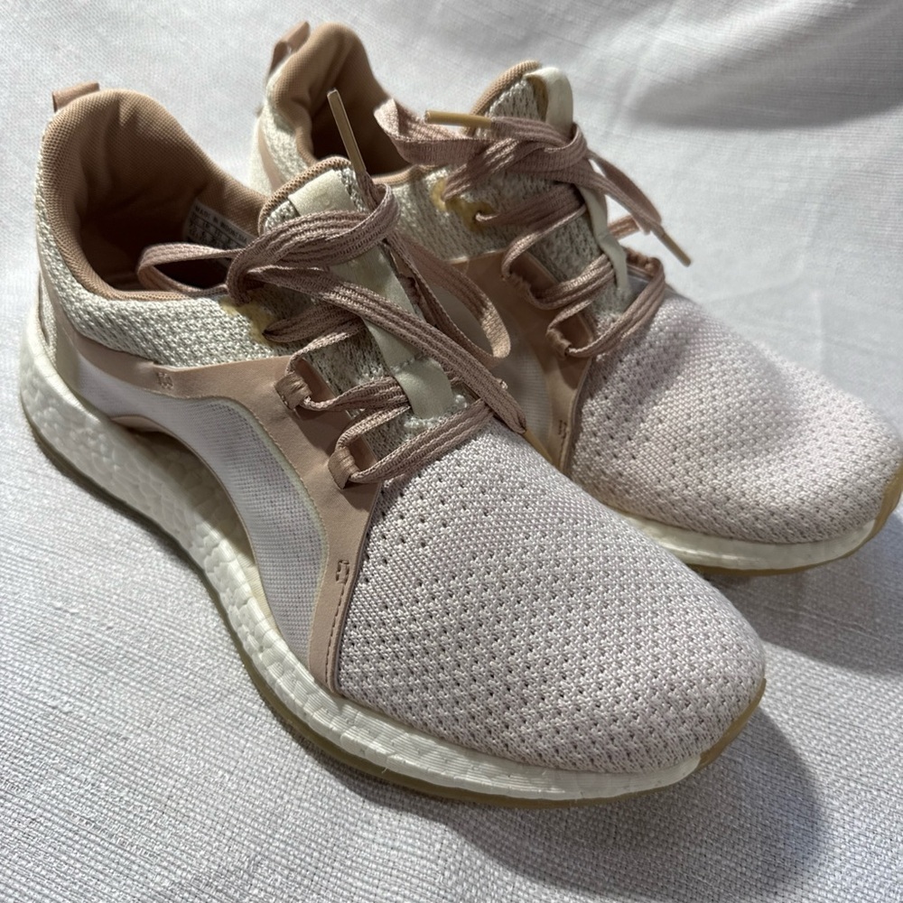 adidas Women's tan taupe walking Athletic Shoes
